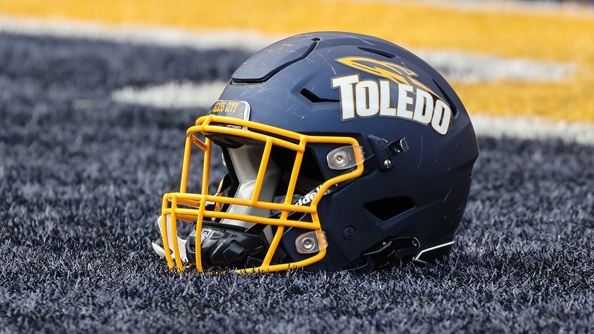 Toledo football helmet