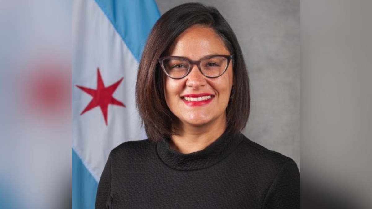 Chicago alderwoman Rossana Rodriguez Sanchez in a picture