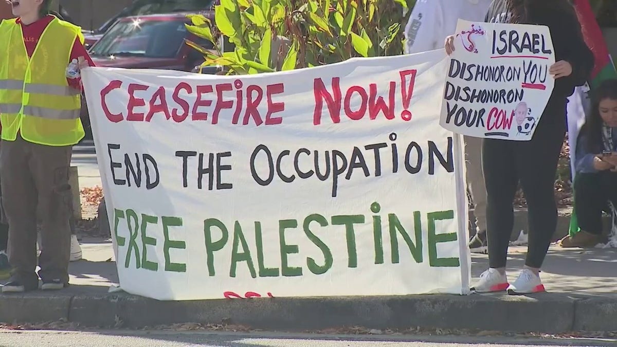 Pro-Palestinian protest in Atlanta