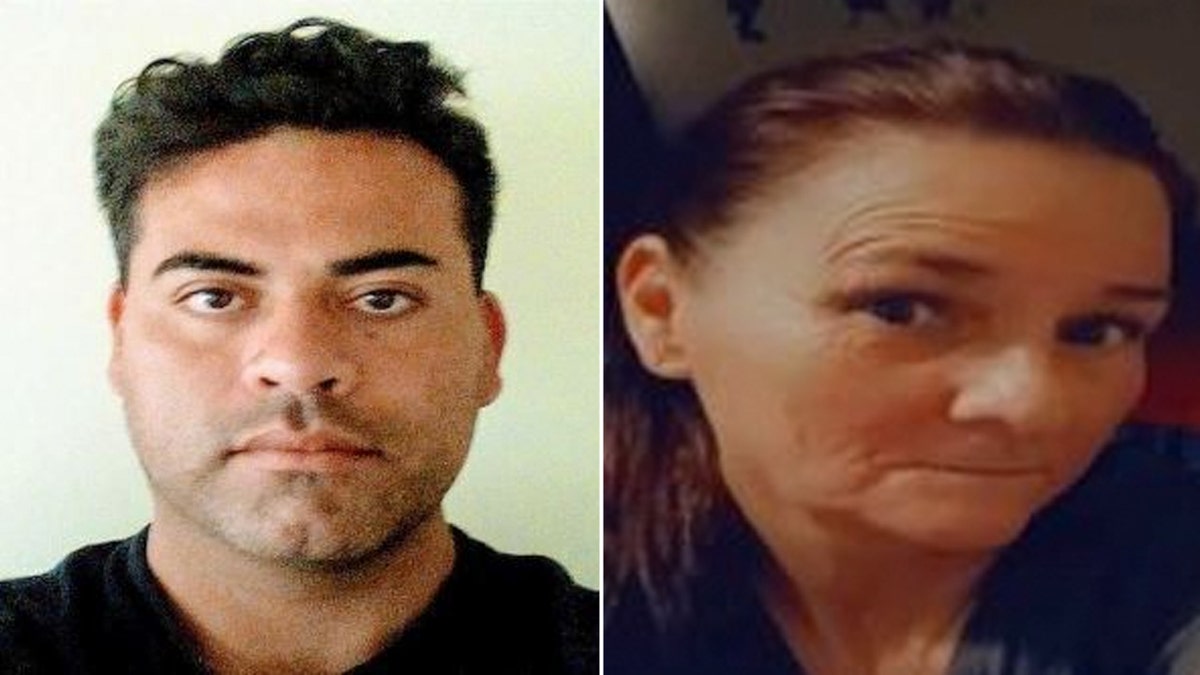 Mugshot of Richard Rodriguez and a photo of Christi Lynn Romero