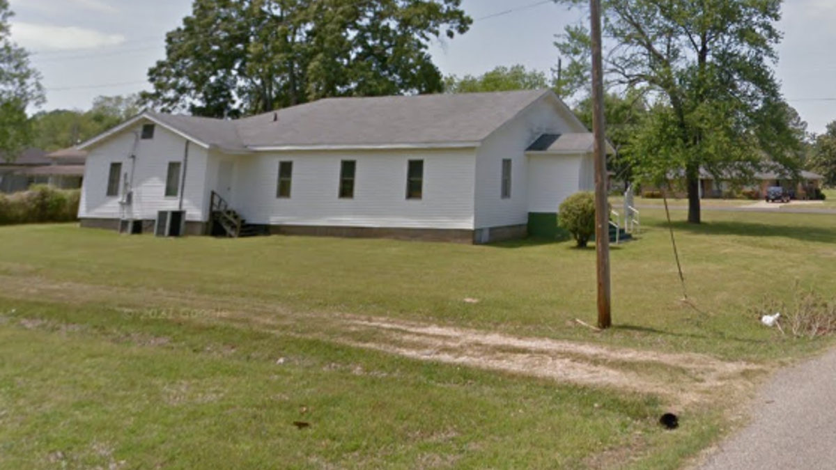 Arkansas church seen from street