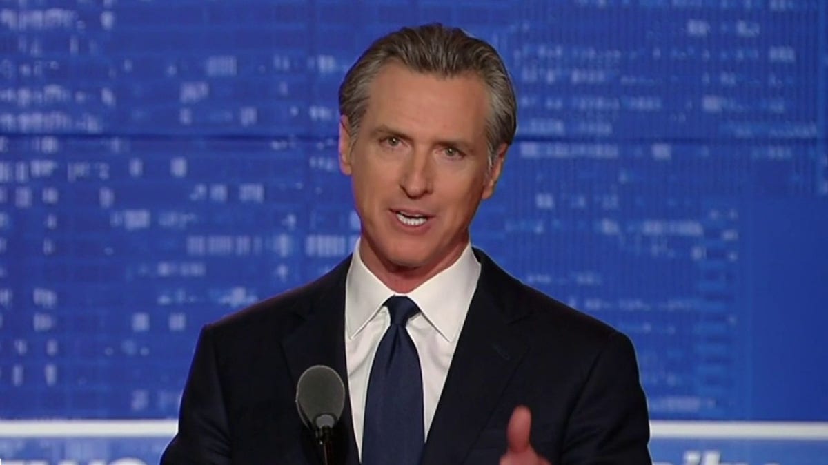 Gavin Newsom during debate