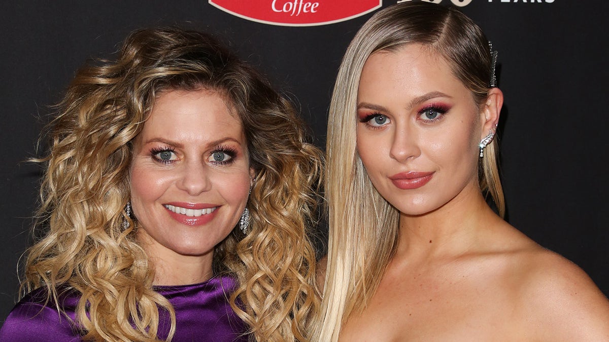 Candace Cameron Bure shines in purple dress next to daughter Natasha