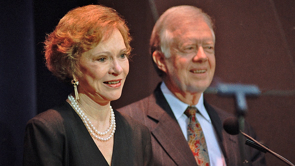 Former First Lady Rosalynn Carter and Jimmy Carter