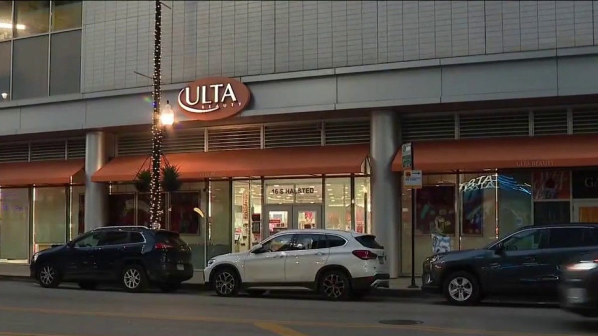 Outside of the Ulta Beauty store