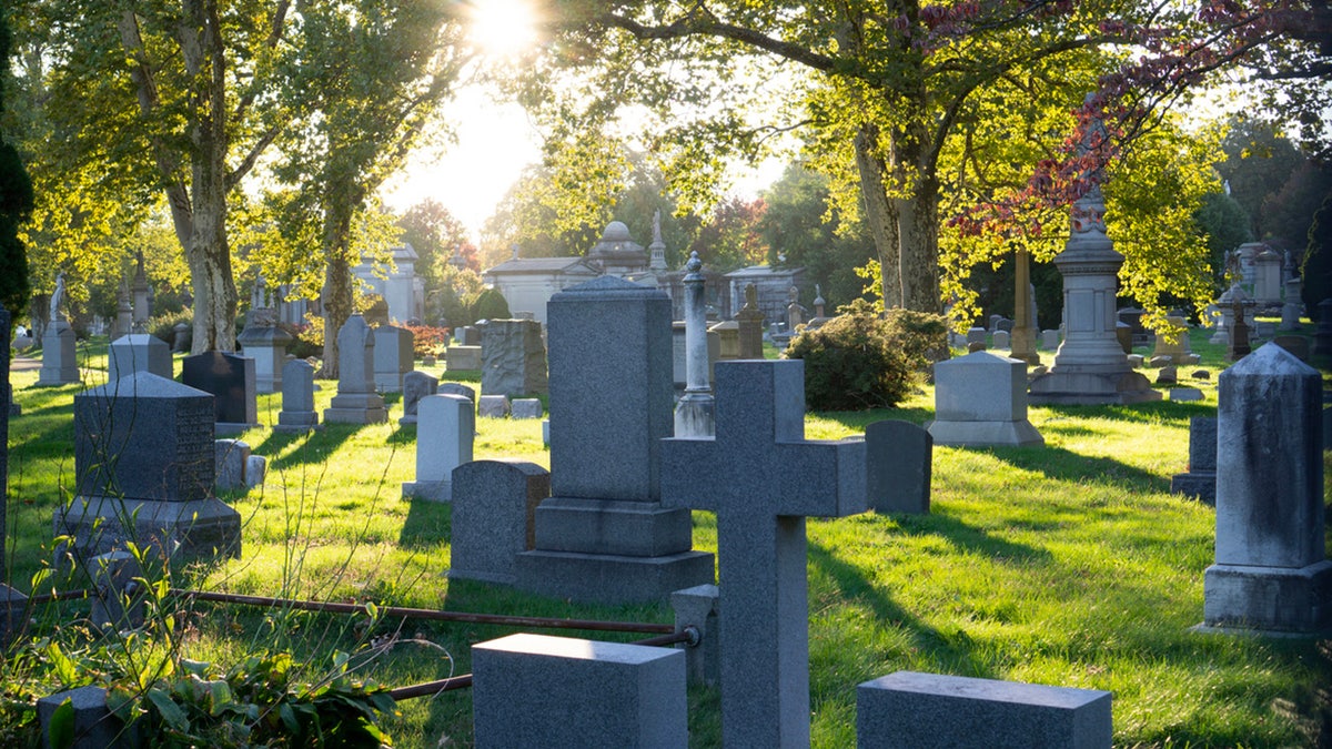 a cemetery