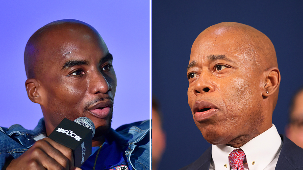 side by side photos of Charlamagne Tha God and Eric Adams
