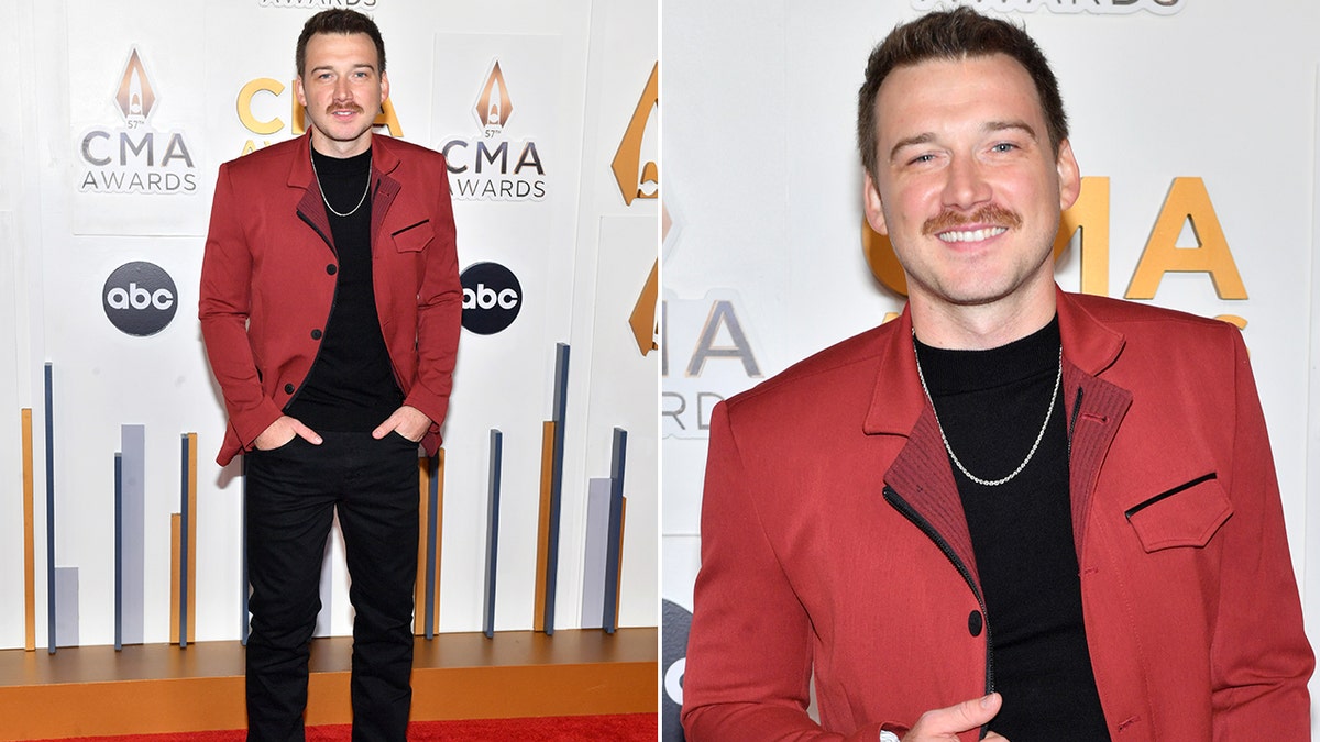 Morgan Wallen on red carpet