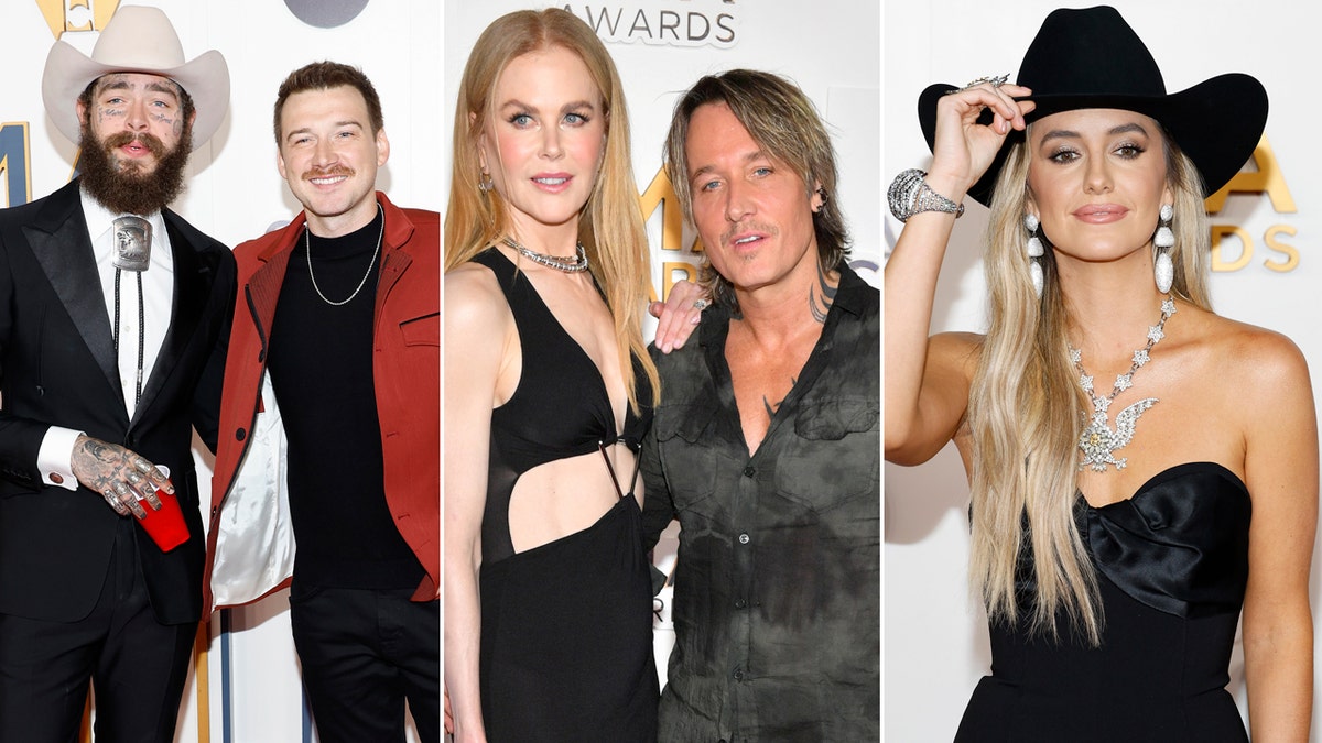 Post Malone, Morgan Wallen, Nicole Kidman, Keith Urban and Lainey Wilson