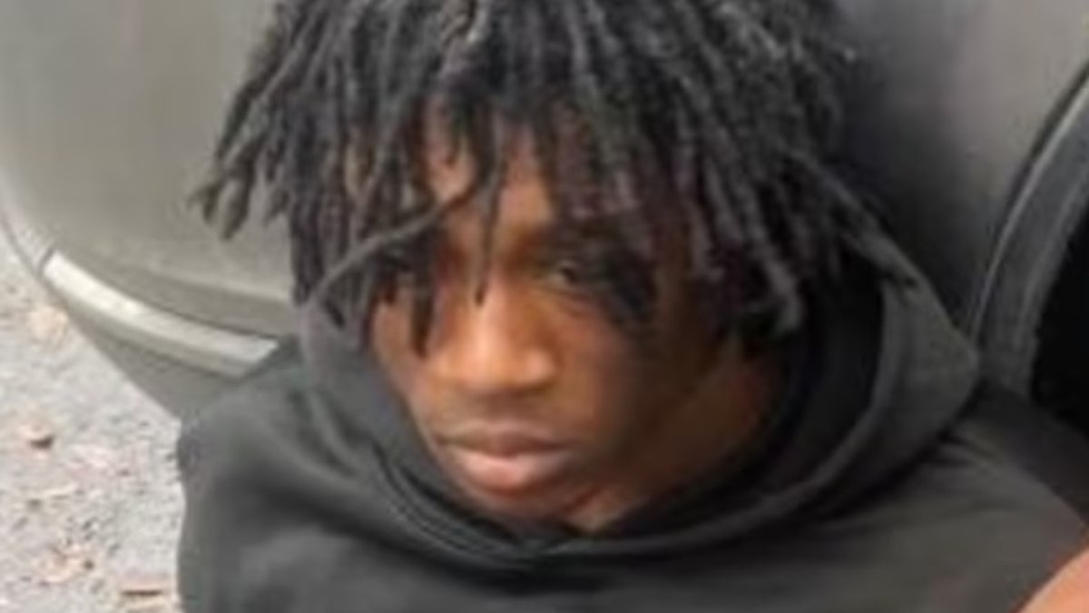 David Atkins after he was recaptured during his first jail escape