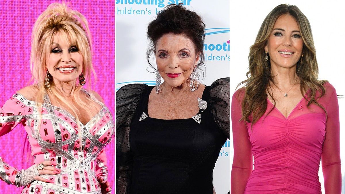 Dolly Parton, Joan Collins, Elizabeth Hurley: Stars who have