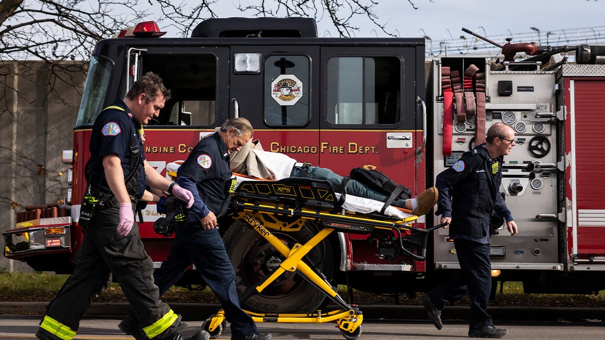 Person on stretcher