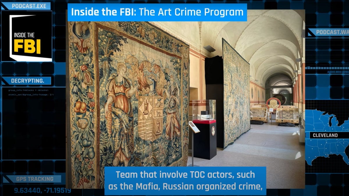FBI Art Crime talking about the unit on a FBI podcast