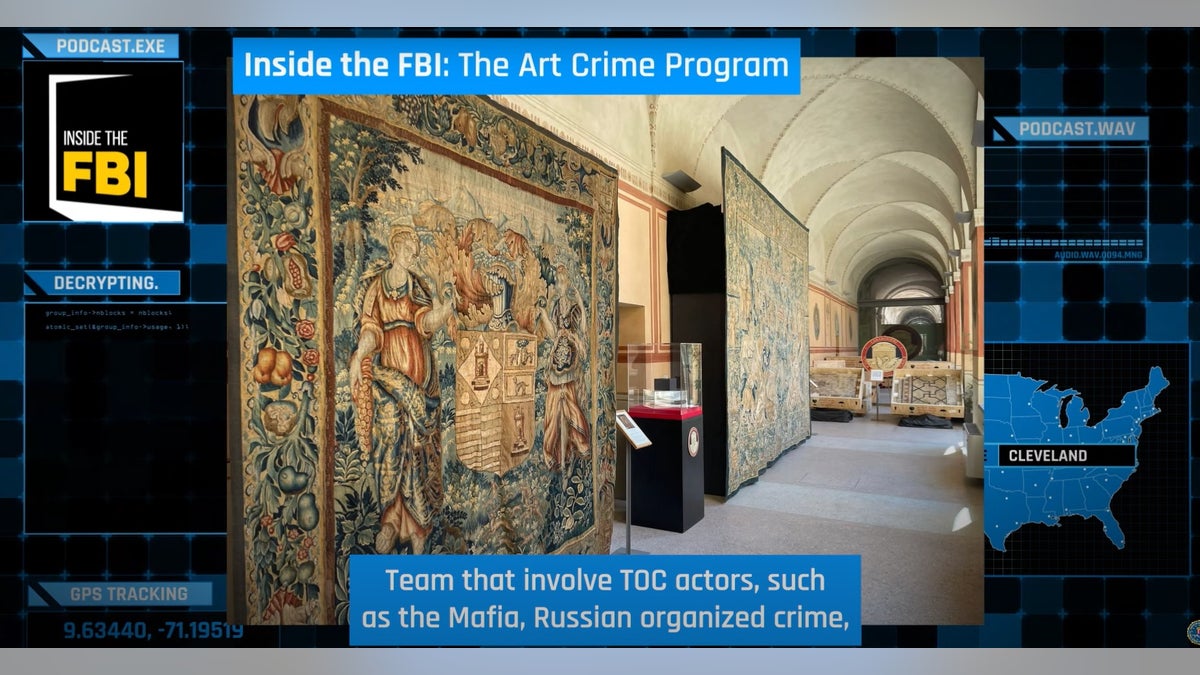 FBI Art Crime talking about the unit on a FBI podcast