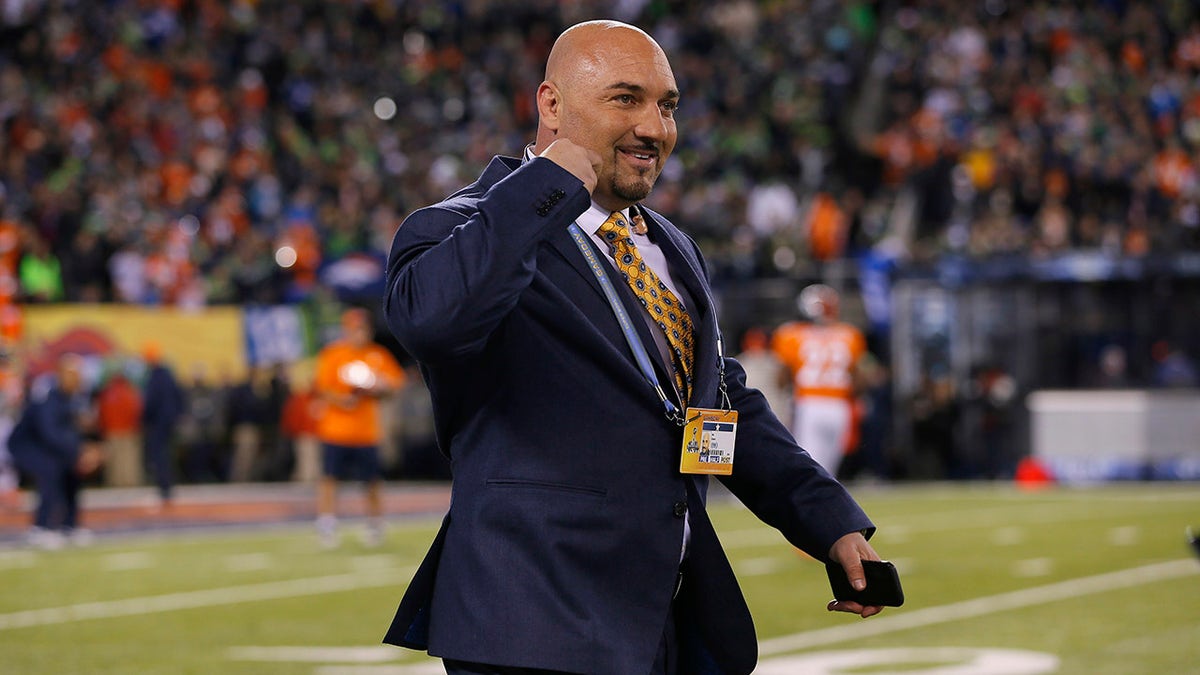 Jay Glazer at the Super Bowl