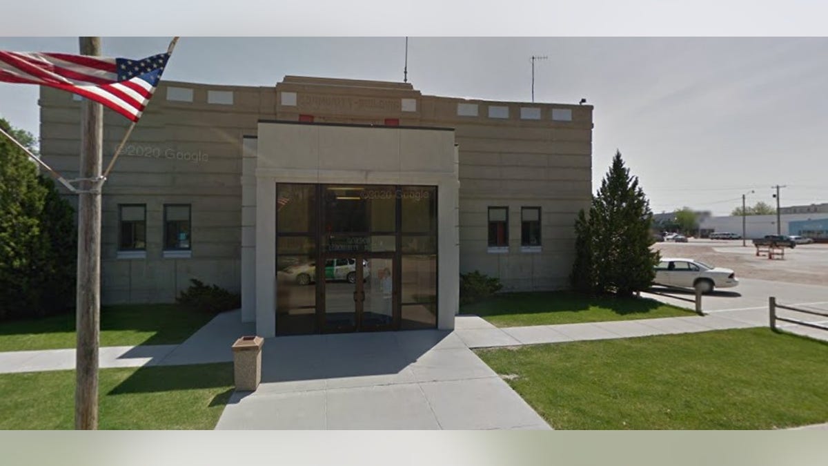 The outside of Gordan Police Department in Nebraska