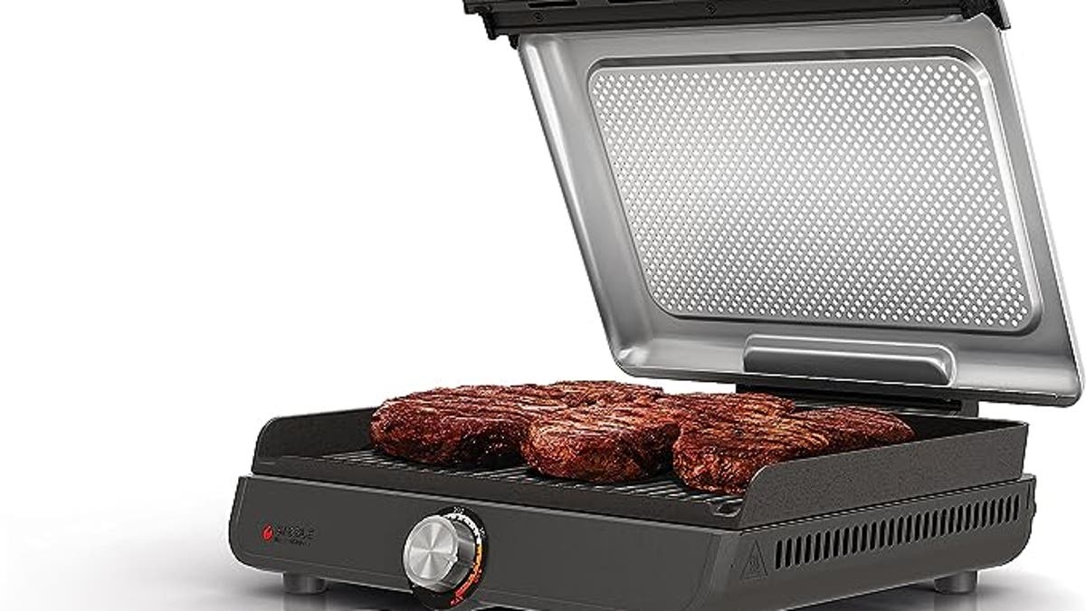 Ninja GR101 Sizzle Smokeless Indoor Grill & Griddle
