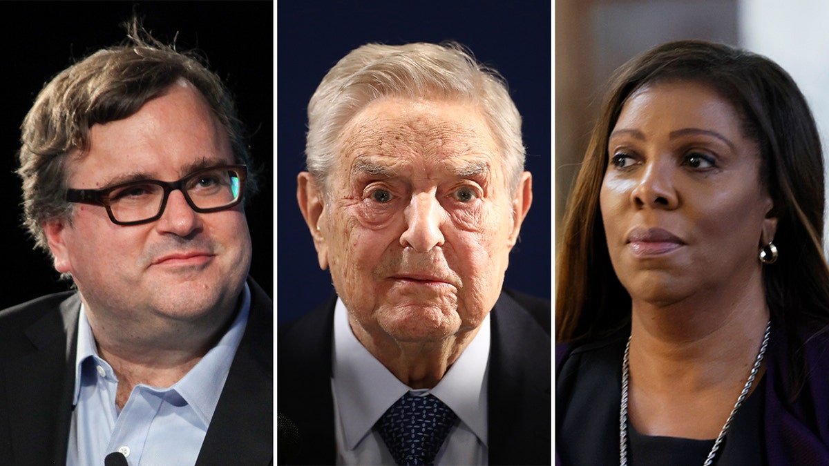 Reid Hoffman, George Soros, Letitia James