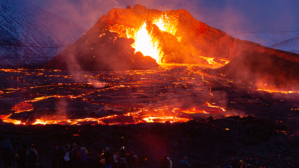 Volcanic erruption in Iceland
