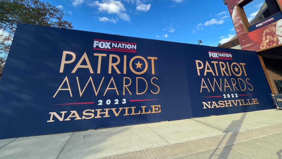 Patriot Awards sign