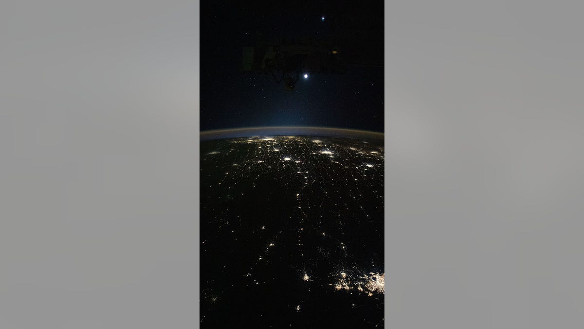 Earth's outline