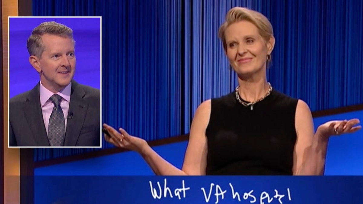 Ken Jennings, Cynthia Nixon on Jeopardy