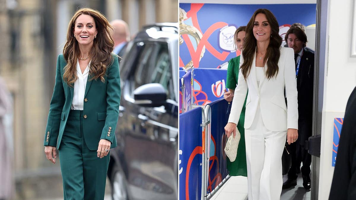 Kate Middleton in power suits