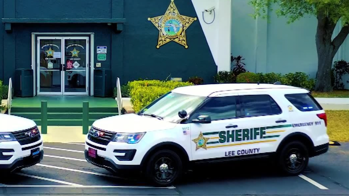 Sheriff's SUVs outside sheriff office