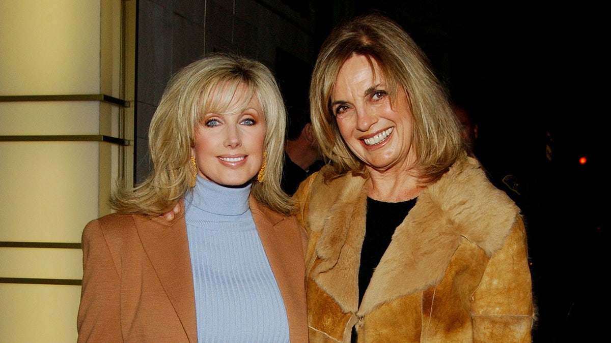 Morgan Fairchild with Linda Gray