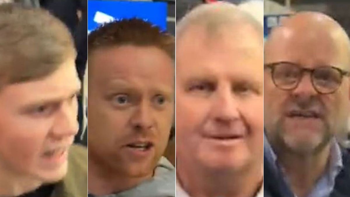 4 men who confronted anti-Israel protesters