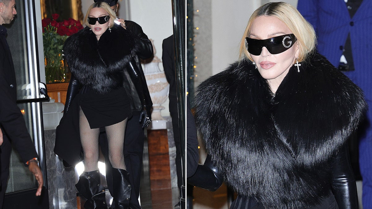 Madonna in fur