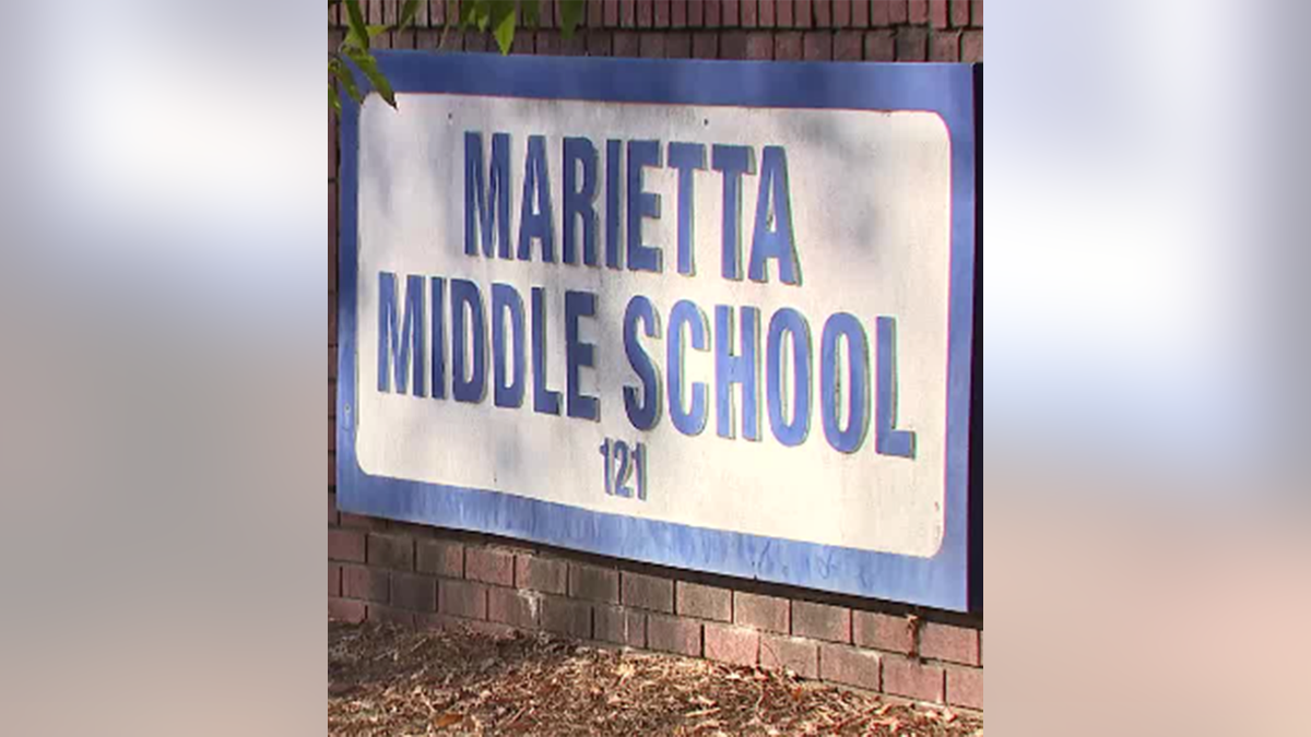 Marietta Middle sign