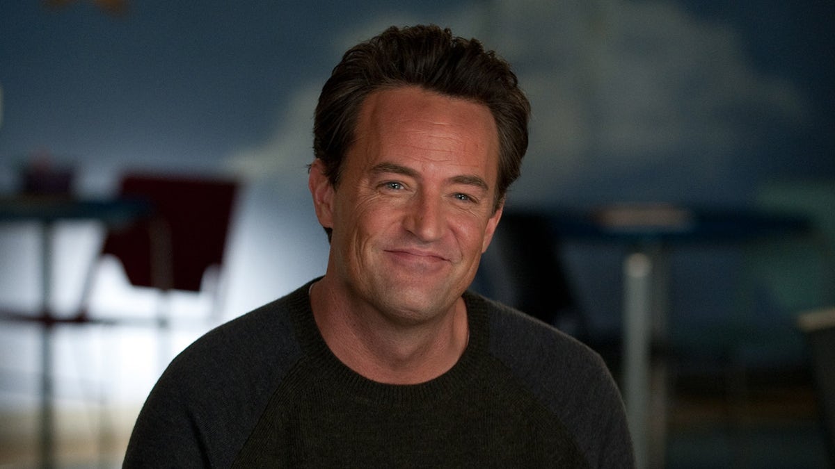 Matthew Perry smiles during an interview