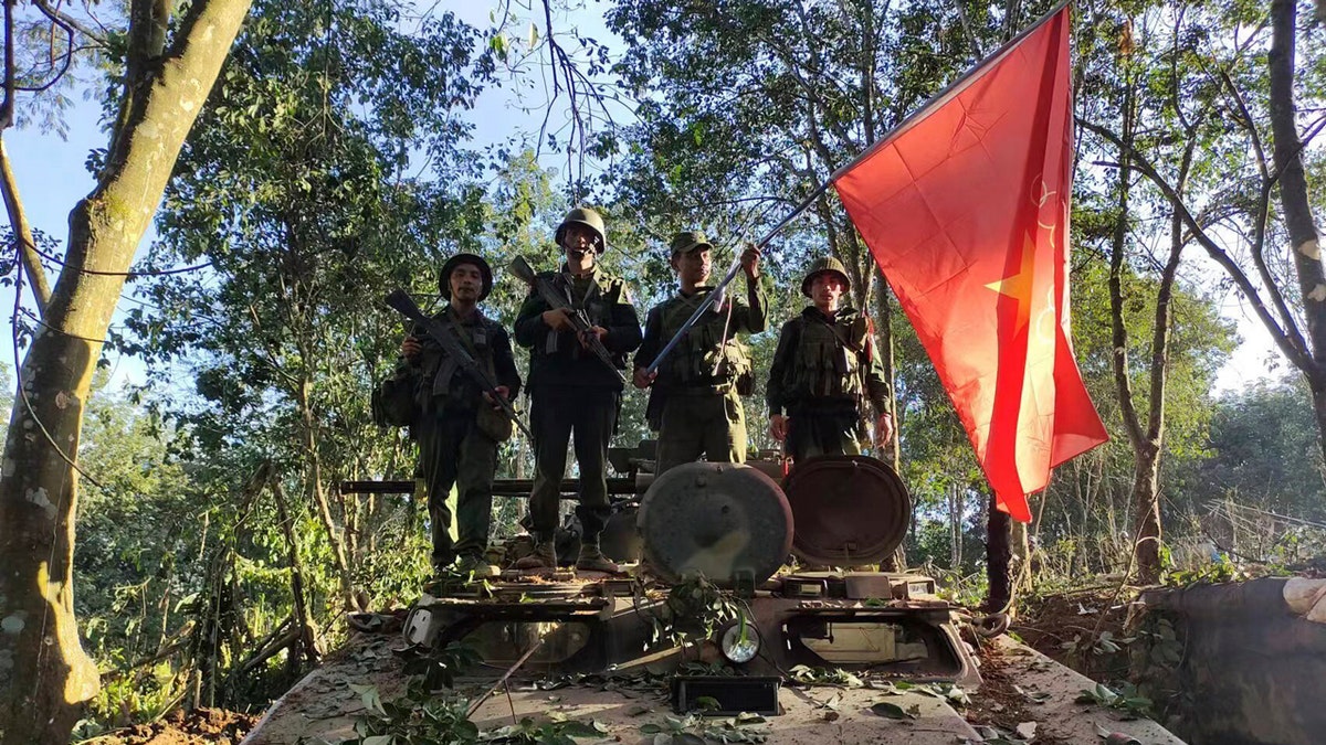 MNDAA flag raising