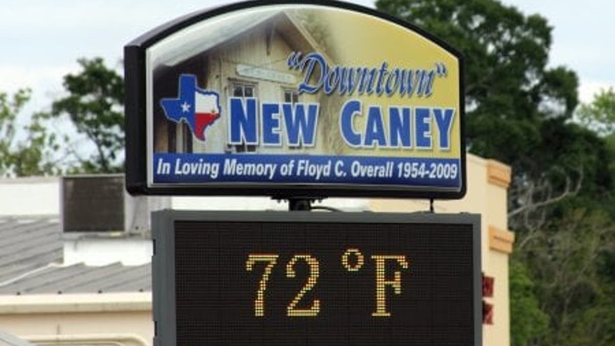 New Caney, Texas Downtown sign