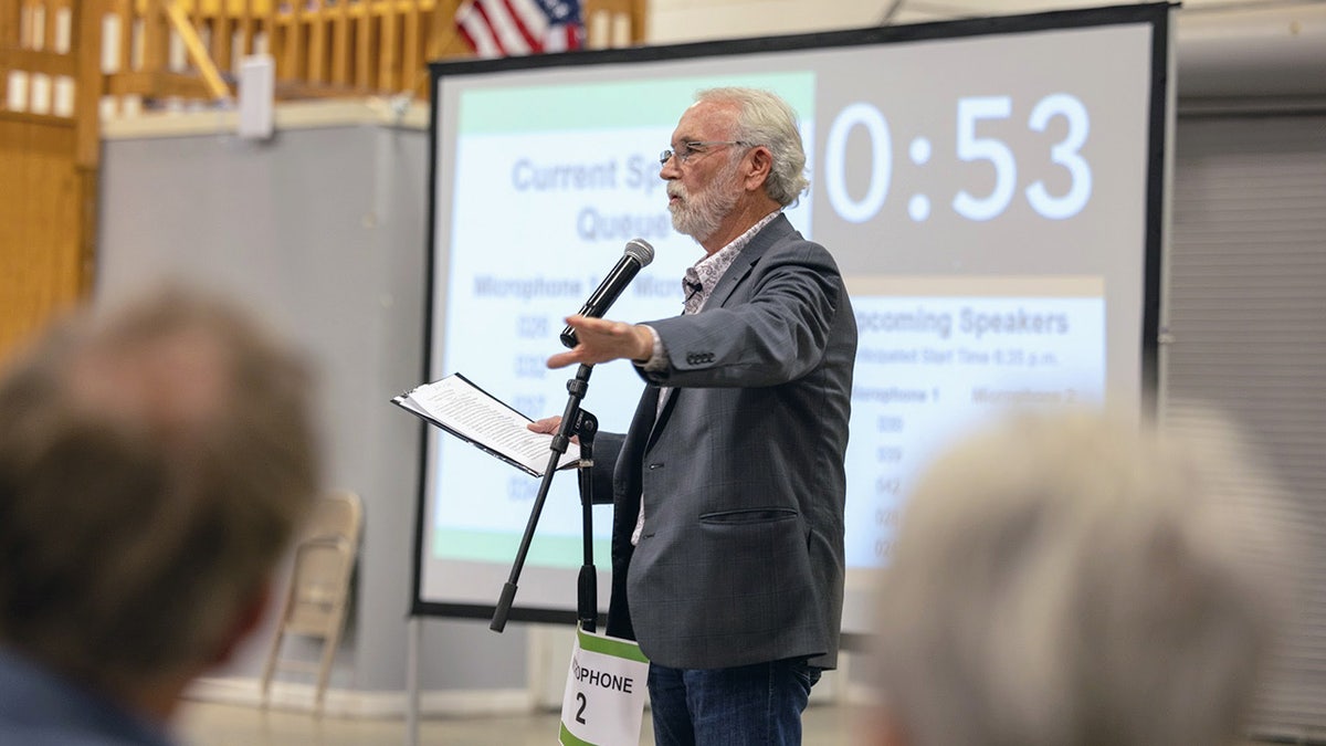 Rep. Dan Newhouse, R-Wash., the chairman of the Congressional Western Caucus, speaks during a public comment session last week.