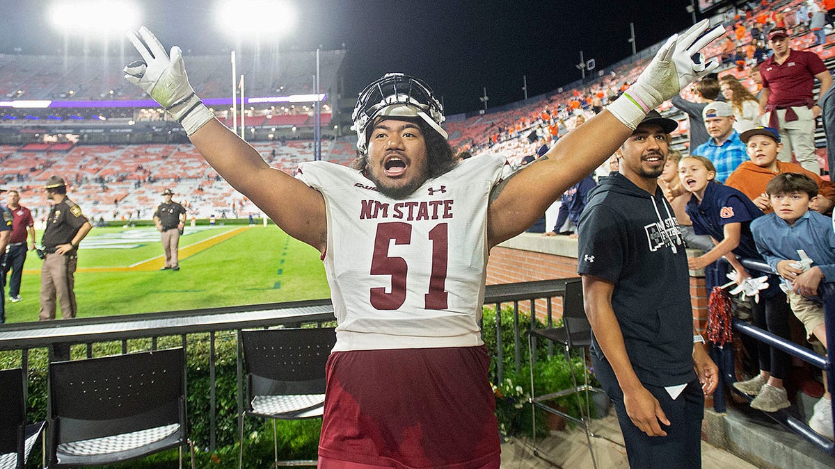 NM State player after win