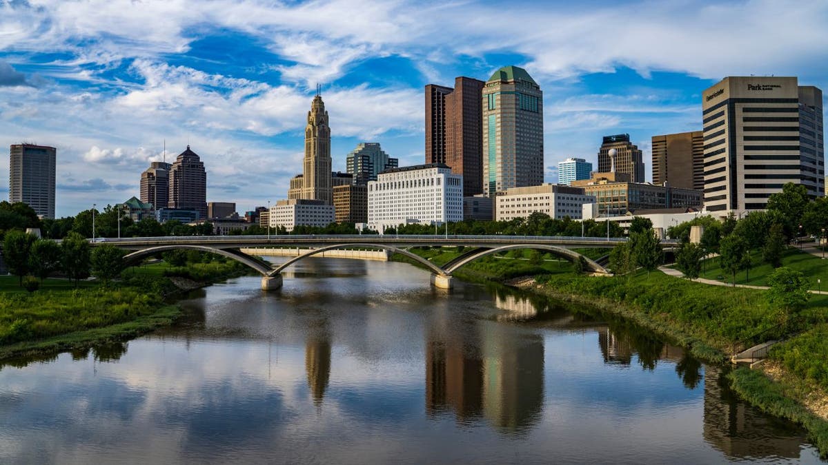 the skyline of Columbus, Ohio