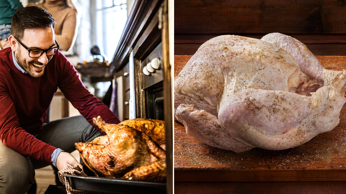 Preparing raw Thanksgiving turkey CDC warning