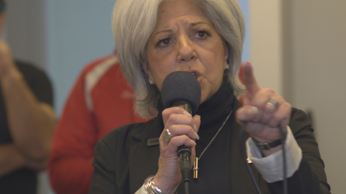 New York City councilwoman Paladino speaking 