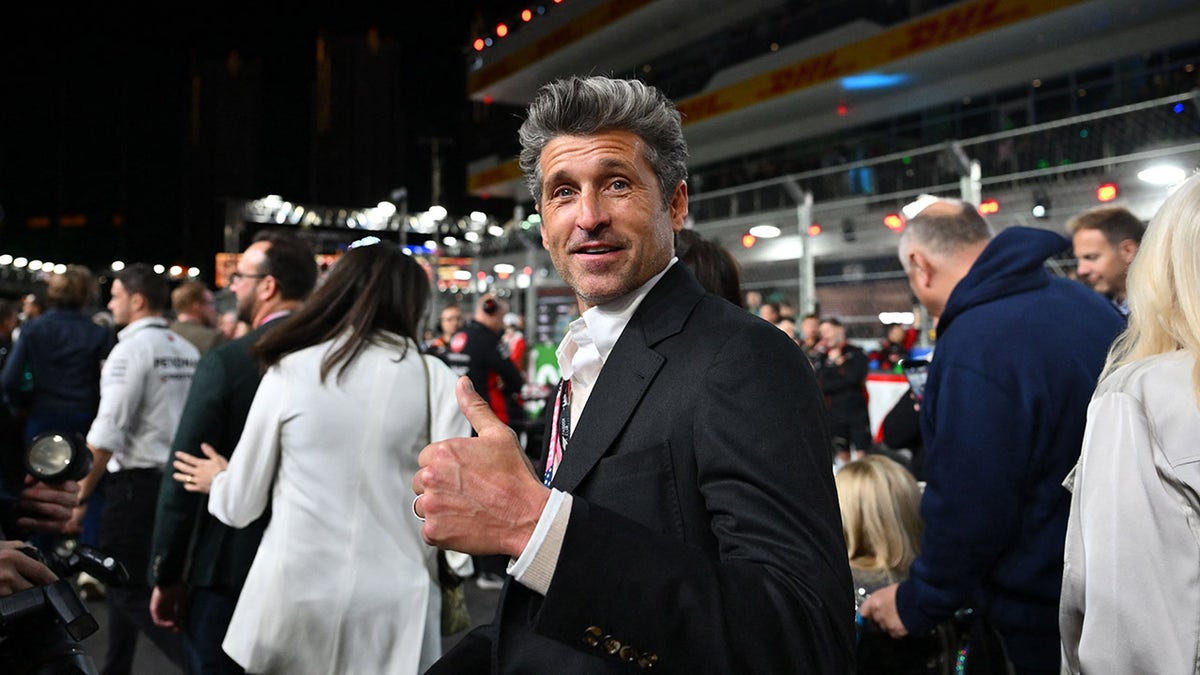 Patrick Dempsey walks F1 track in Las Vegas