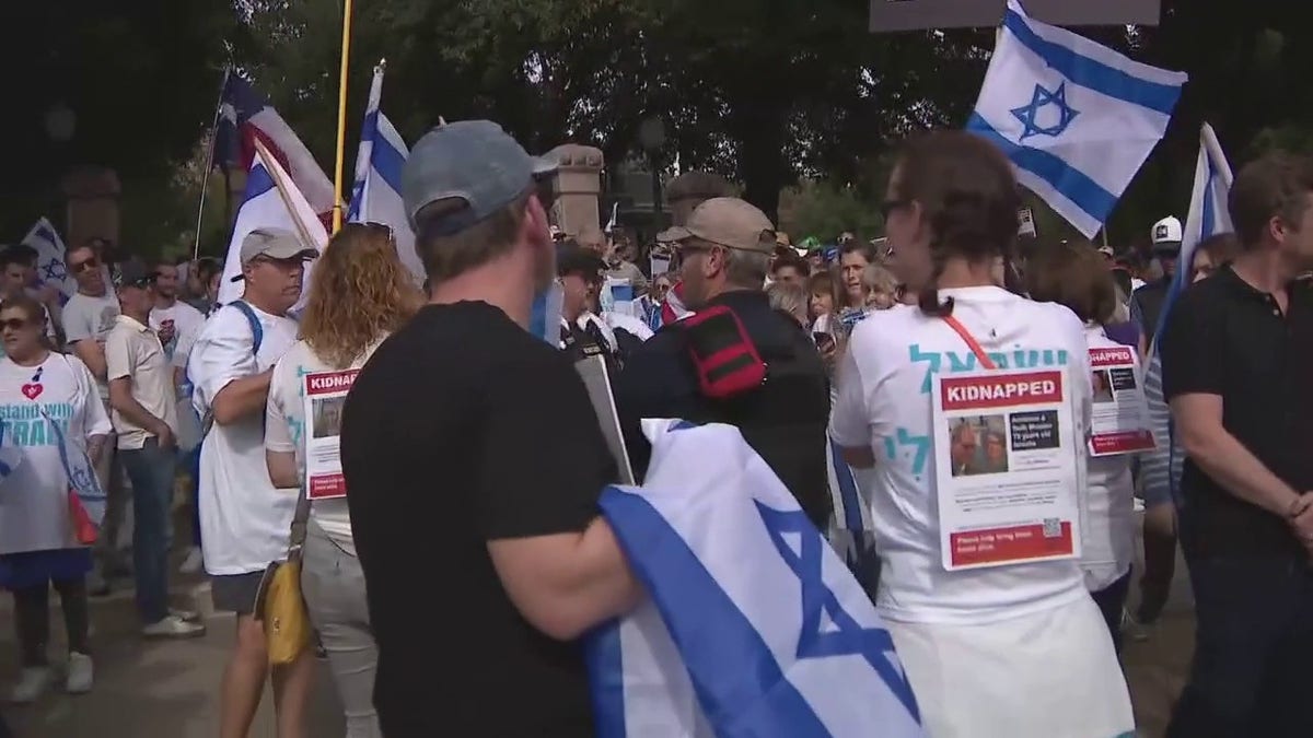 Pro-Israel demonstration in Texas