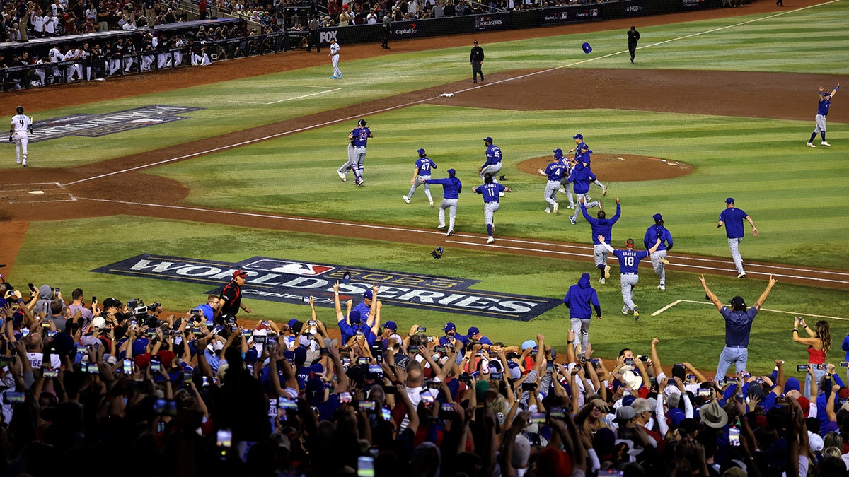 Rangers win world series