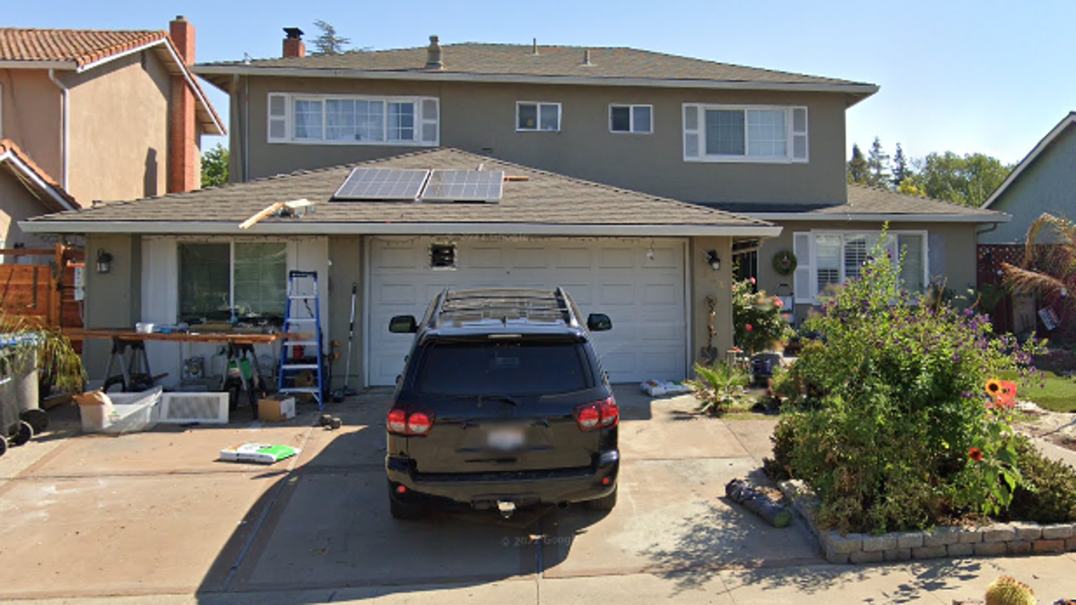Google street view of California meth lab house
