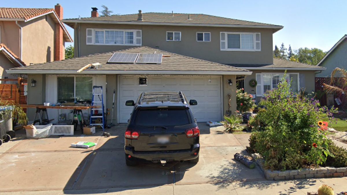 Google street view of California meth lab house