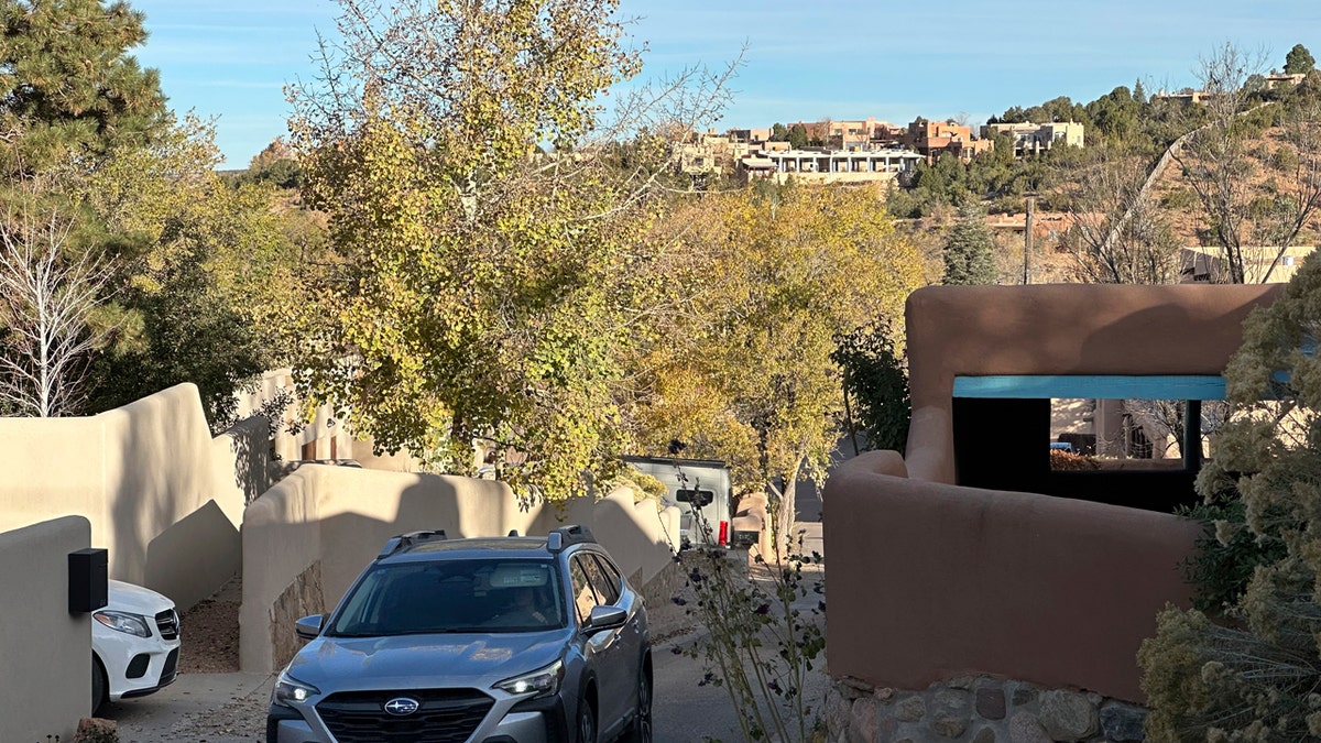 Wealthy neighborhood in Santa Fe, New Mexico