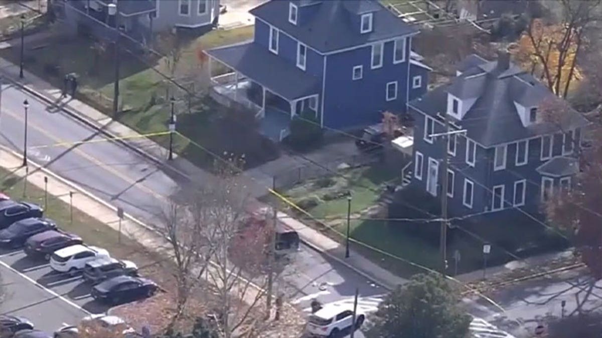 aerial view school accident in Maryland Monday