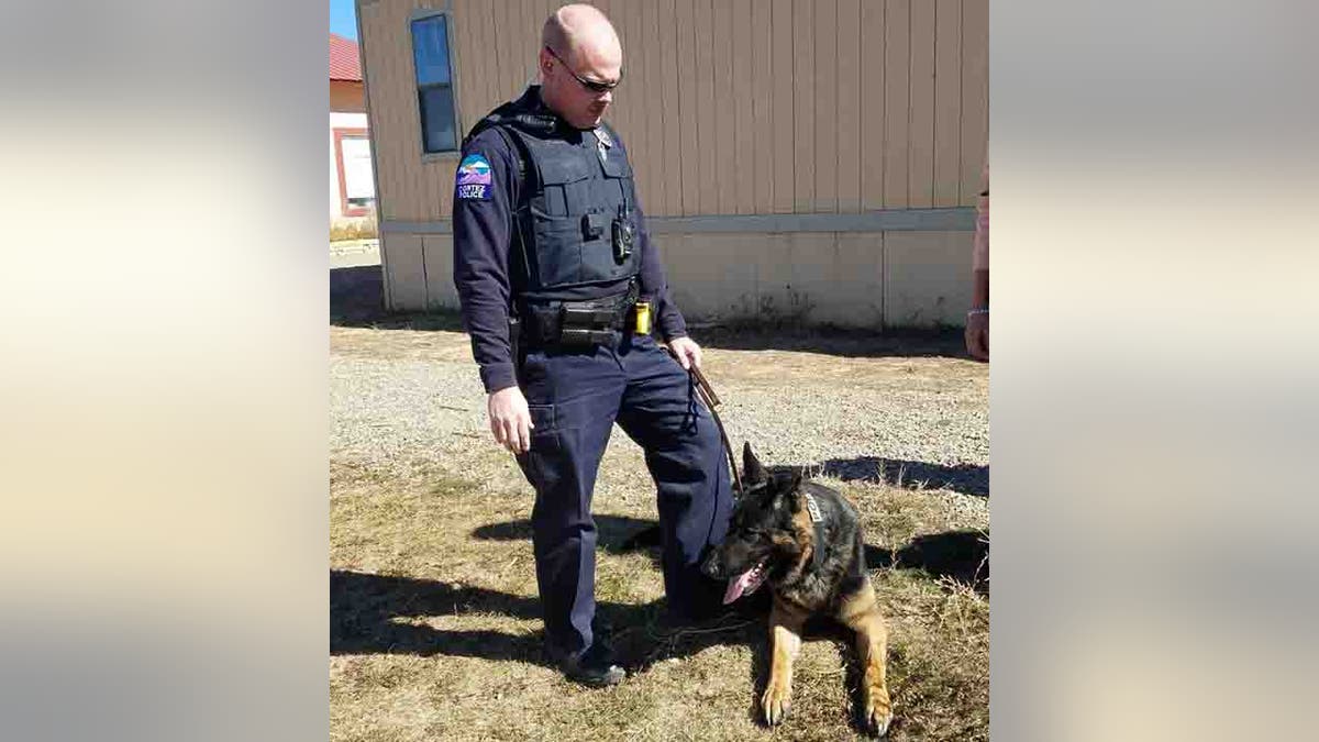 Sgt. Michael Moran and K-9 Otto