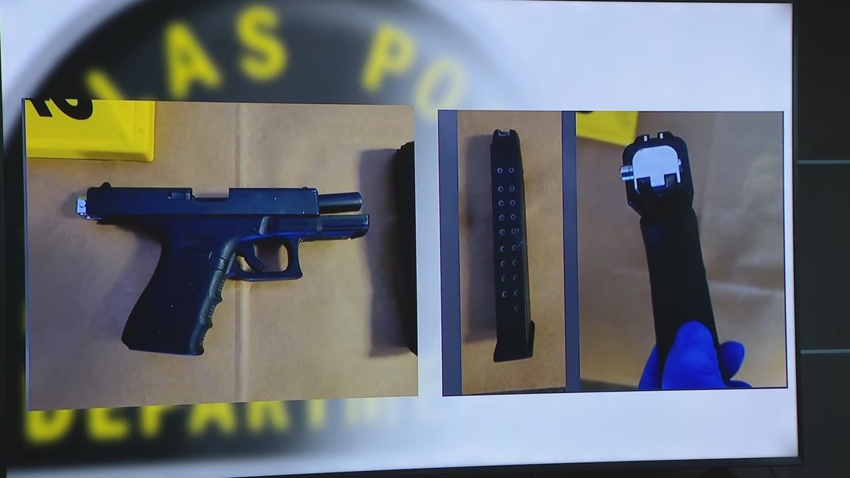 Confiscated gun in Dallas Police shootout