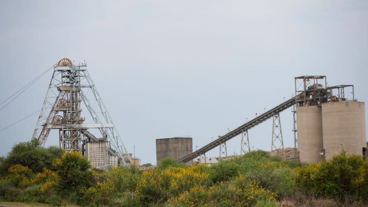 A view of a mine where 11 people died during an accident